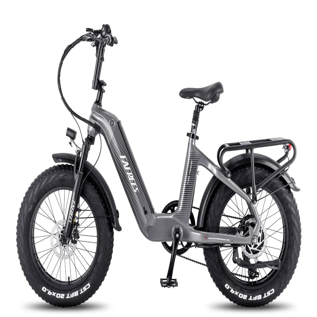FAFREES F20 Master Vélo électrique - Moteur 500W Batterie 1080WH Autonomie 110KM - Gris Faux Bronze