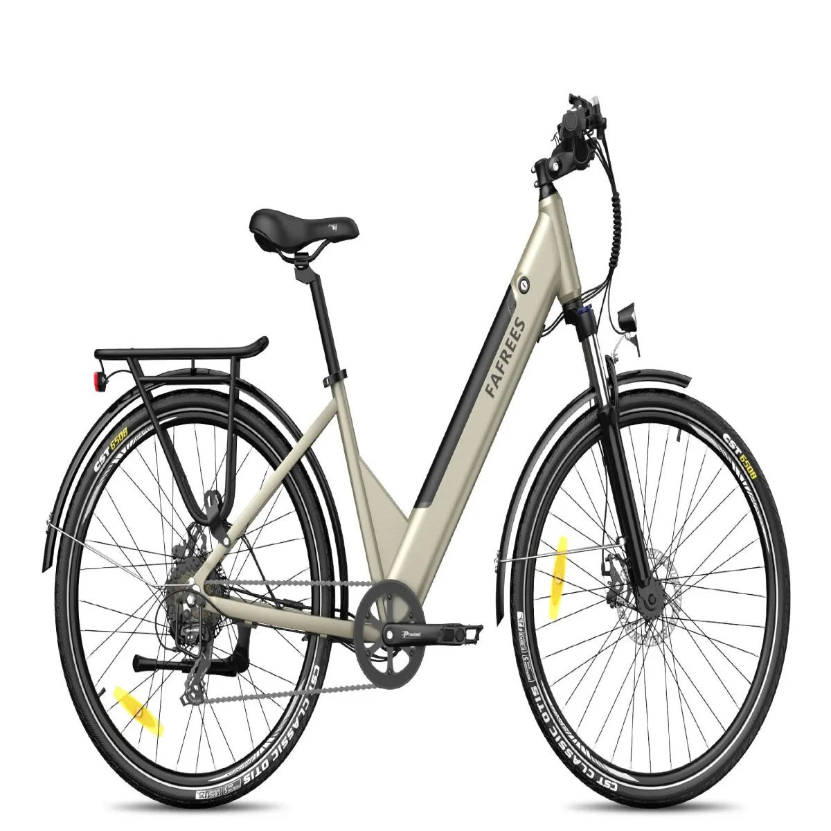 Electric Bicycle FAFREES F28 Pro - 250W Motor 522WH Battery 60KM Range - Gold