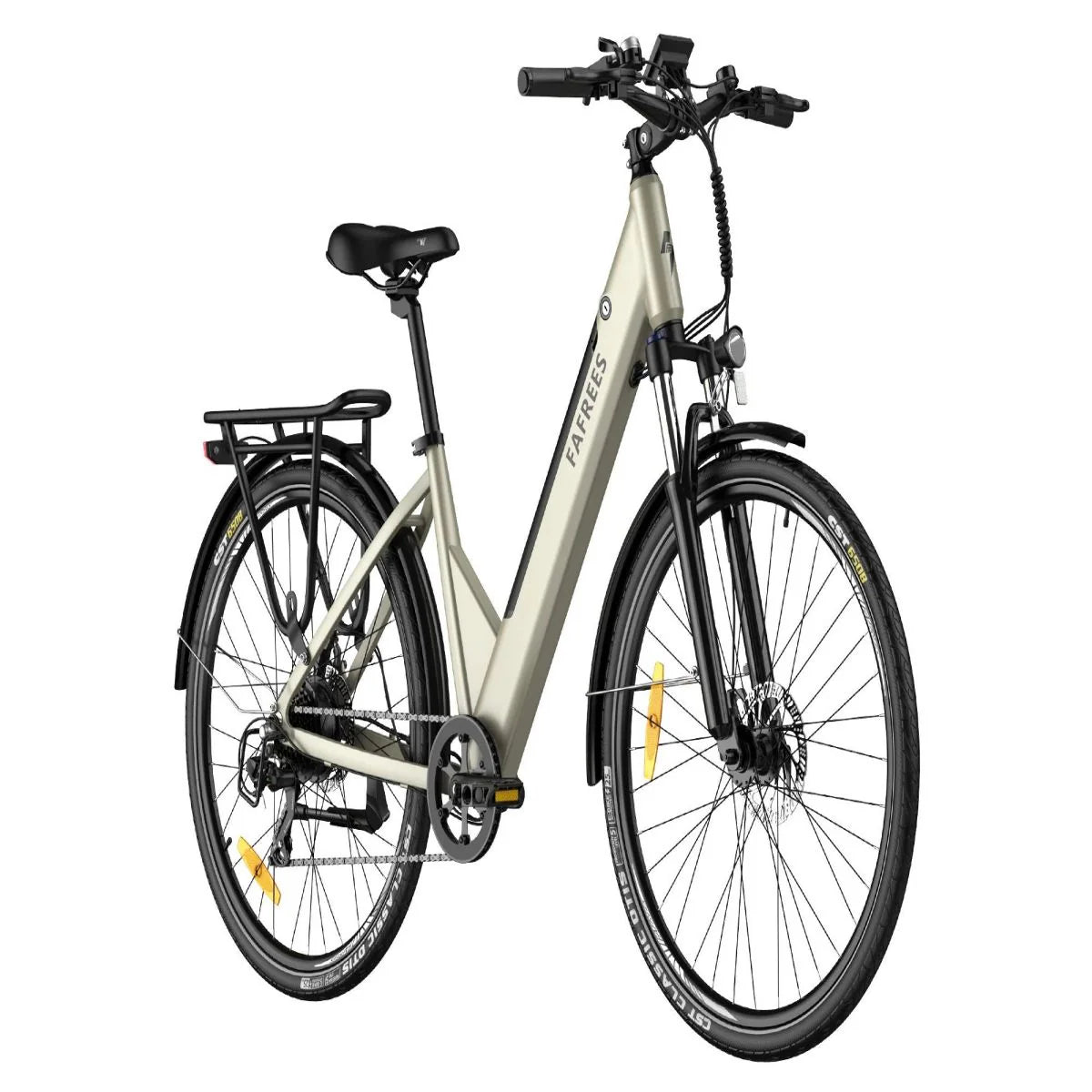 Electric Bicycle FAFREES F28 Pro - 250W Motor 522WH Battery 60KM Range - Gold
