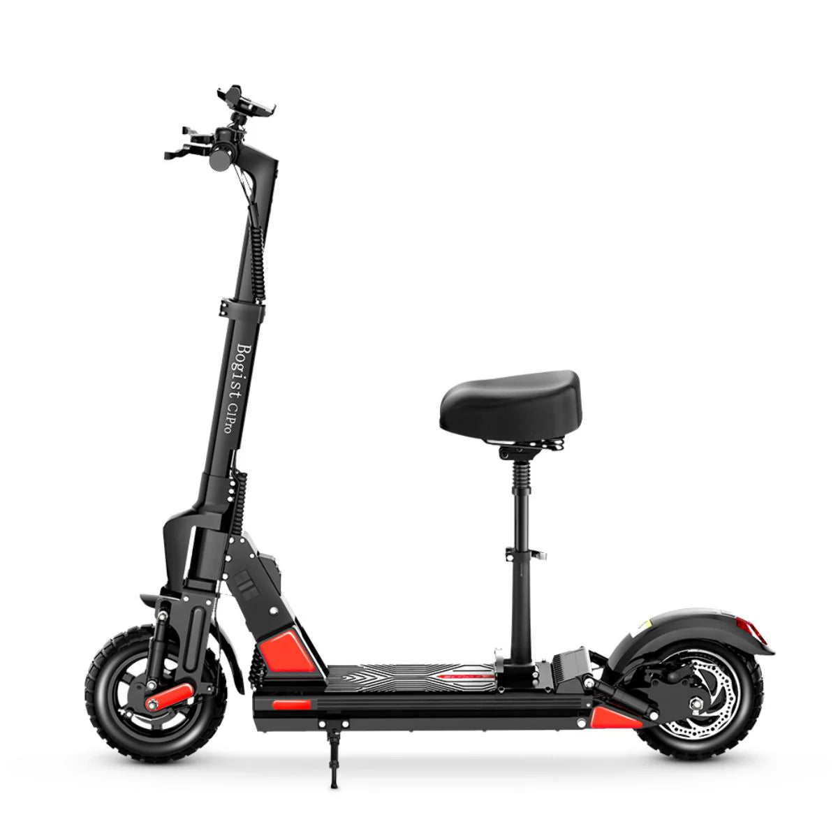 BOGIST C1Pro Elektroroller - 500W Motor 624WH Batterie 45KM Reichweite Faltbares Design - Schwarz