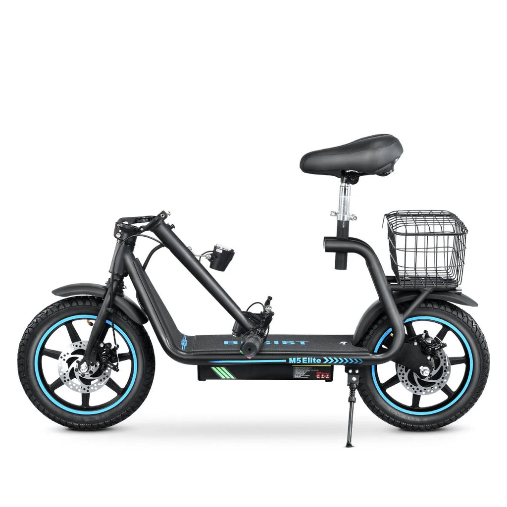 BOGIST M5Elite Elektroroller - 500W Leistung 624WH Batterie 35KM Reichweite Faltbares Design - Schwarz