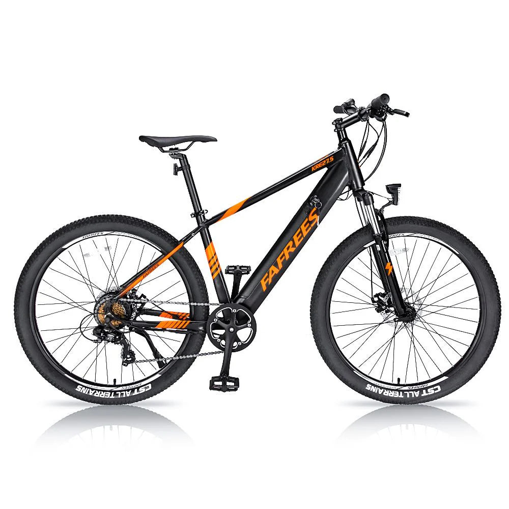 Elektrofahrrad FAFREES KRE27.5 - 250W Motor 360Wh Akku 90KM Reichweite - Schwarz