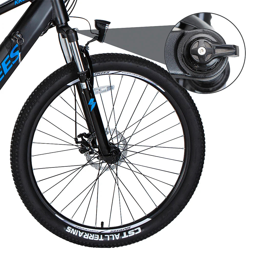 FAFREES KRE27.5 Electric Bicycle - 250W Motor 360Wh Battery 90KM Range - Blue