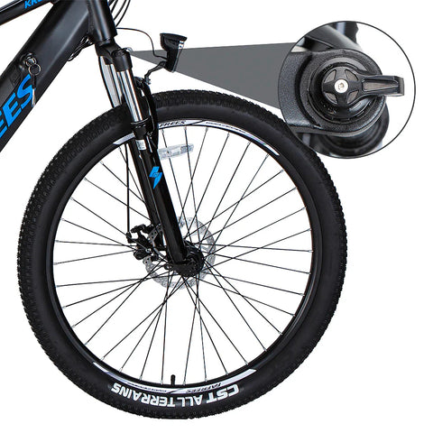 Elektrofahrrad FAFREES KRE27.5 - 250W Motor 360Wh Akku 90KM Reichweite - Blau