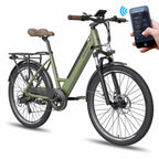 FAFREES F26 Pro Electric Folding E-Bike - 250W 360WH 40KM Range - Green
