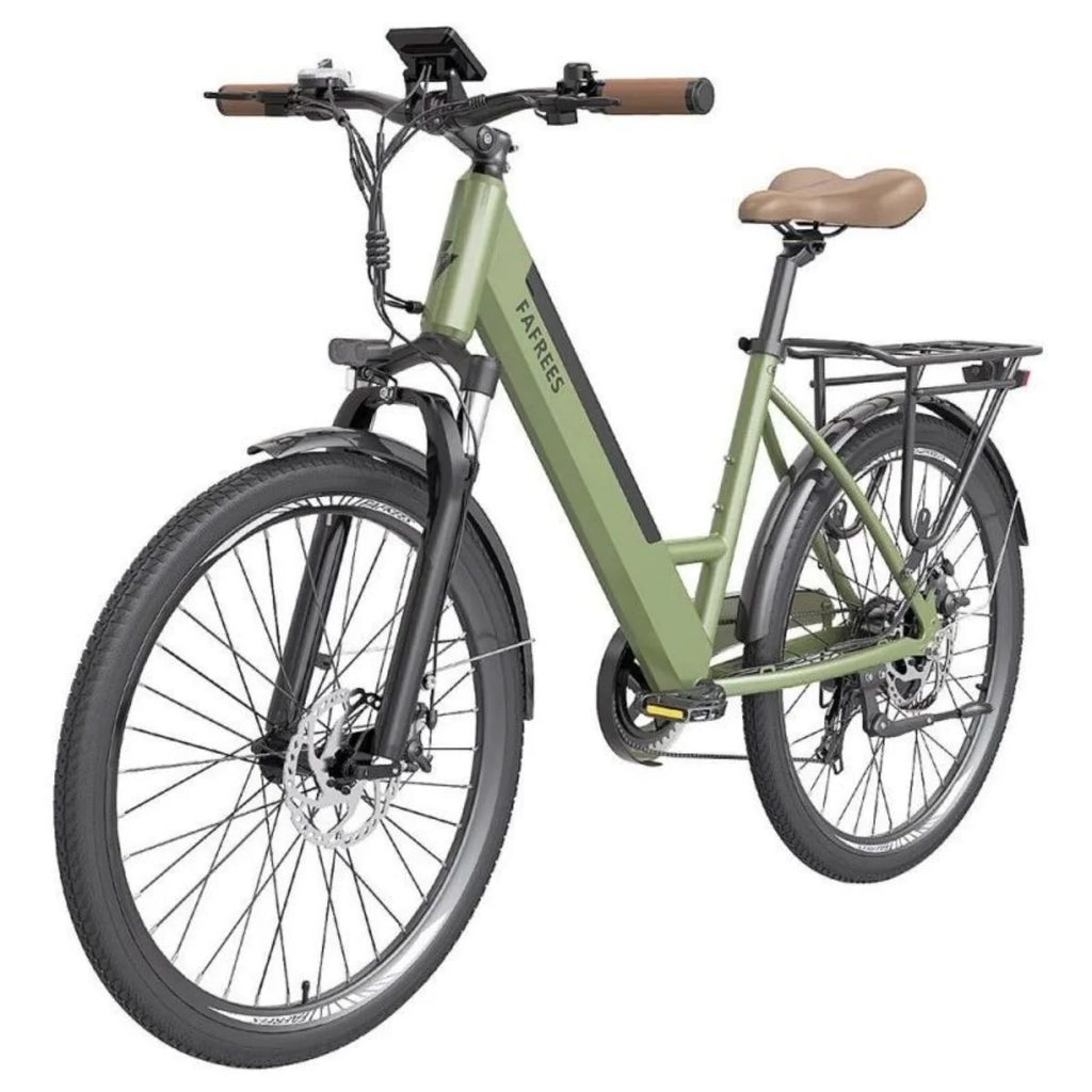 FAFREES F26 Pro Electric Folding E-Bike - 250W 360WH 40KM Range - Green