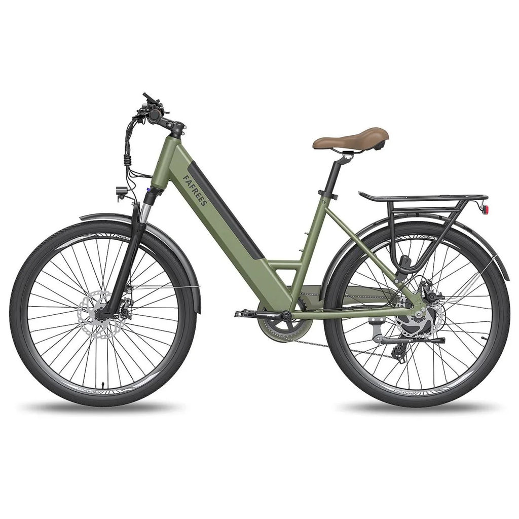 FAFREES F26 Pro Electric Folding E-Bike - 250W 360WH 40KM Range - Green