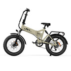 PVY Z20 Plus 1000 Elektrisches Fahrrad - 250W Motor 48V16.5AH Batterie 120KM Reichweite Hydraulische Scheibenbremse - Beige