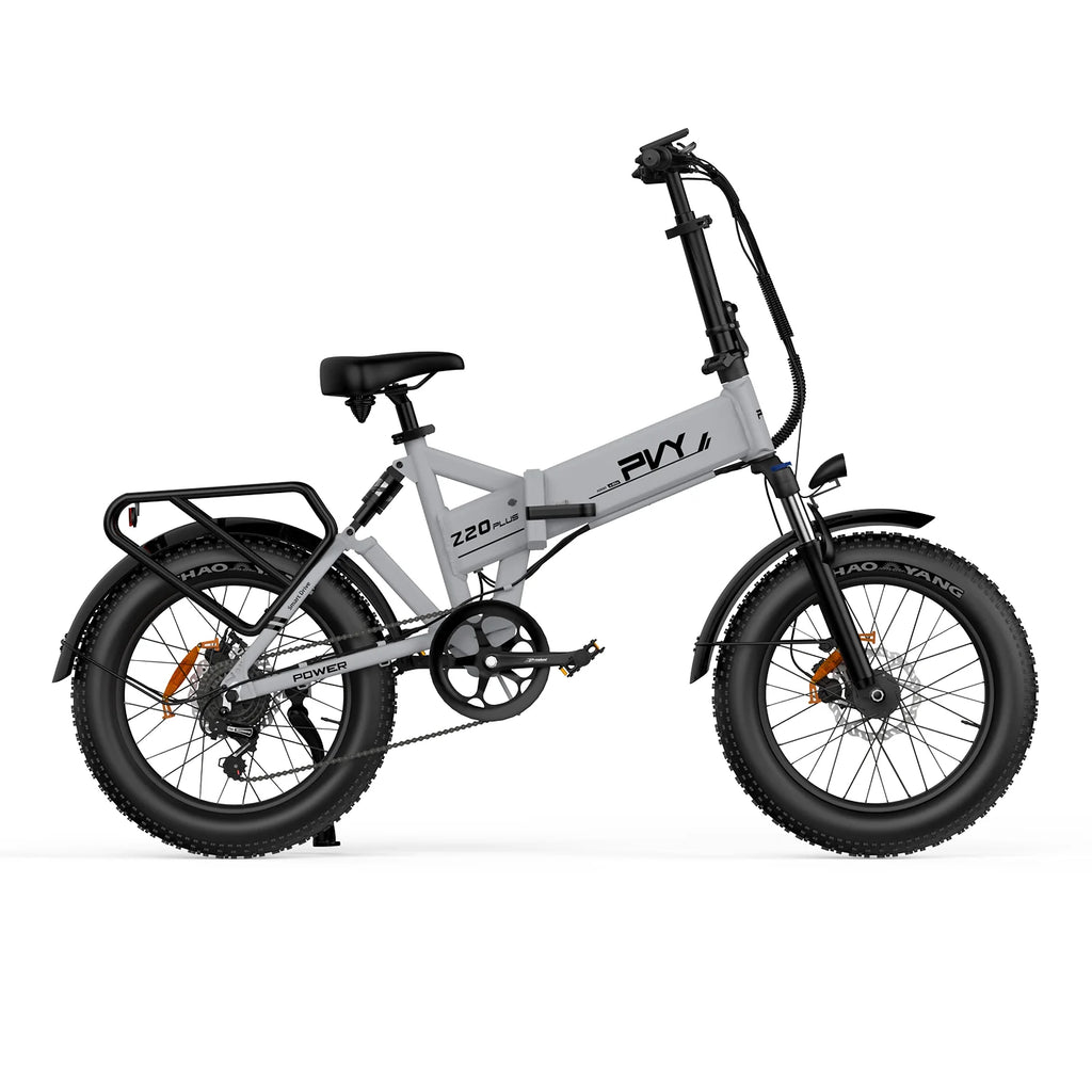 PVY Z20 Plus 1000 Vélo électrique - Moteur 250W Batterie 48V16.5AH Autonomie 120KM Frein à disque hydraulique - Gris