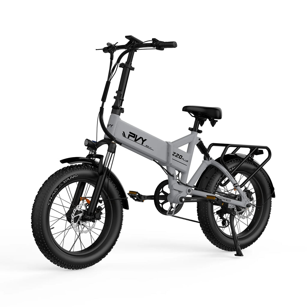 PVY Z20 Plus 1000 Vélo électrique - Moteur 250W Batterie 48V16.5AH Autonomie 120KM Frein à disque hydraulique - Gris