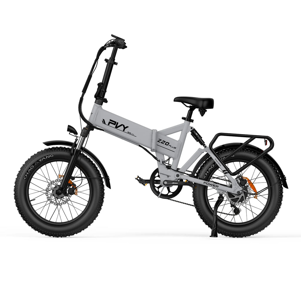 PVY Z20 Plus 1000 Vélo électrique - Moteur 250W Batterie 48V16.5AH Autonomie 120KM Frein à disque hydraulique - Gris
