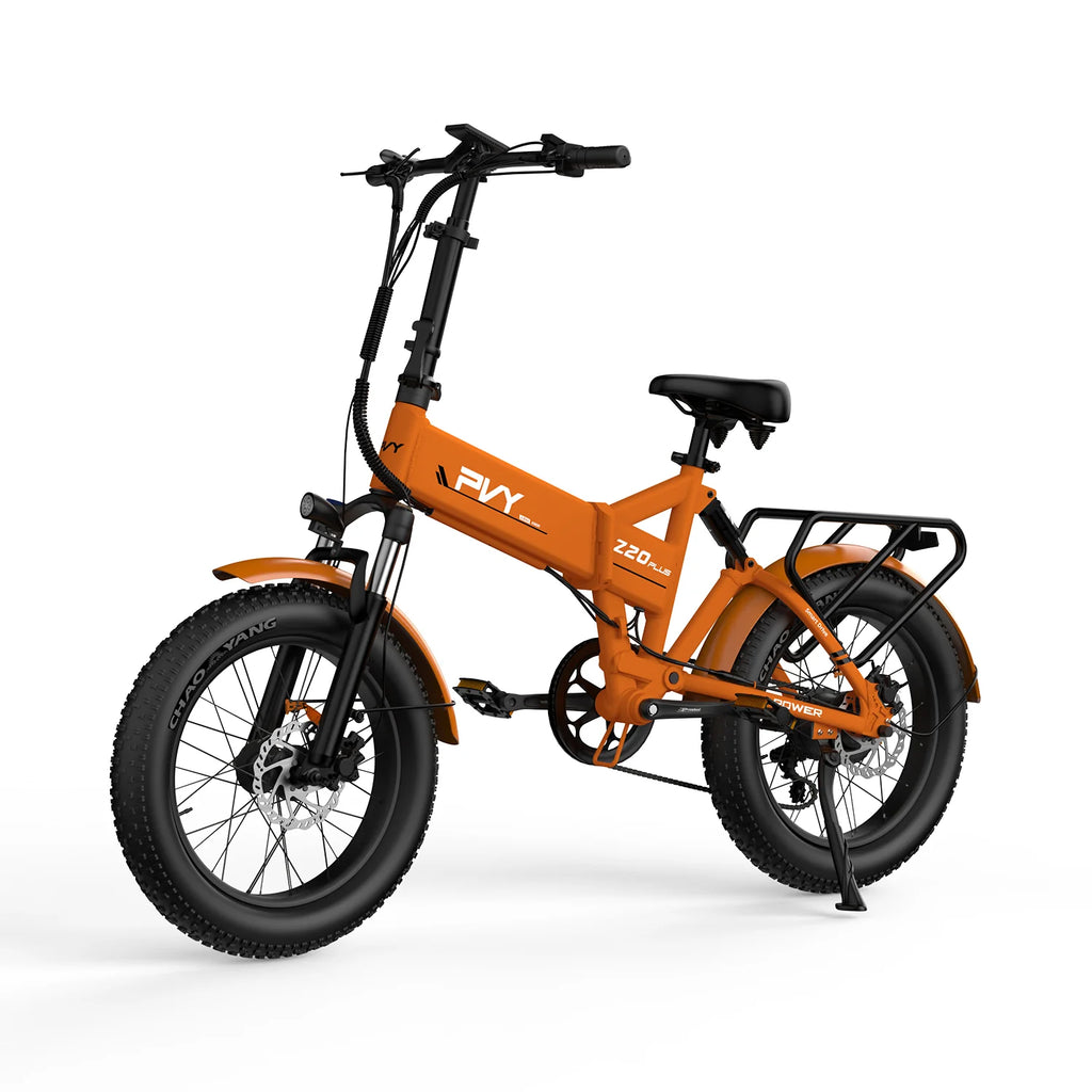 PVY Z20 Plus 1000 Elektrisches Fahrrad - 250W Motor 48V16.5AH Batterie 120KM Reichweite Hydraulische Scheibenbremse - Orange