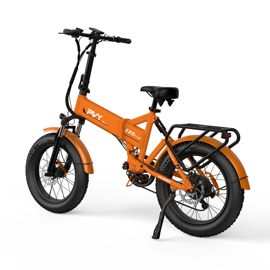 PVY Z20 Plus 1000 Elektrisches Fahrrad - 250W Motor 48V16.5AH Batterie 120KM Reichweite Hydraulische Scheibenbremse - Orange