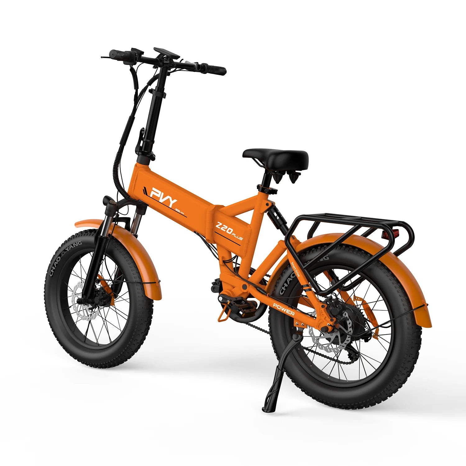 PVY Z20 Plus 1000 Elektrisches Fahrrad - 250W Motor 48V16.5AH Batterie 120KM Reichweite Hydraulische Scheibenbremse - Orange