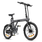 ENGWE P20 Electric Bicycle - 20 Inch Tires 250W Motor 36V9.6Ah Battery 100KM Range - Black