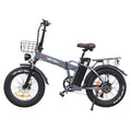 DrveTion AT20 Elektrisches Fahrrad - 750W Motor 48V10Ah Batterie 35-45KM Reichweite Schwarz-Grau