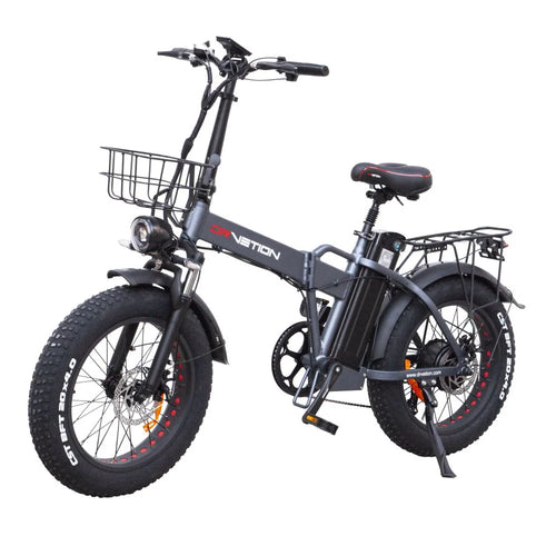 DrveTion AT20 Elektrisches Fahrrad - 750W Motor 48V 10Ah Batterie 20 Zoll hydraulischen Bremsen  - Grau