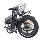 DrveTion AT20 Elektrofahrrad - 750W Motor 48V15Ah Batterie 55-70KM Reichweite Schwarz-Grau