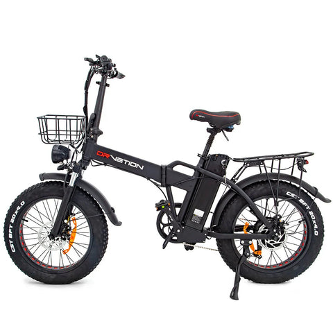 DrveTion AT20 Elektrisches Fahrrad - 750W Motor 48V 10Ah Batterie 20 Zoll hydraulischen Bremsen  - Schwarz