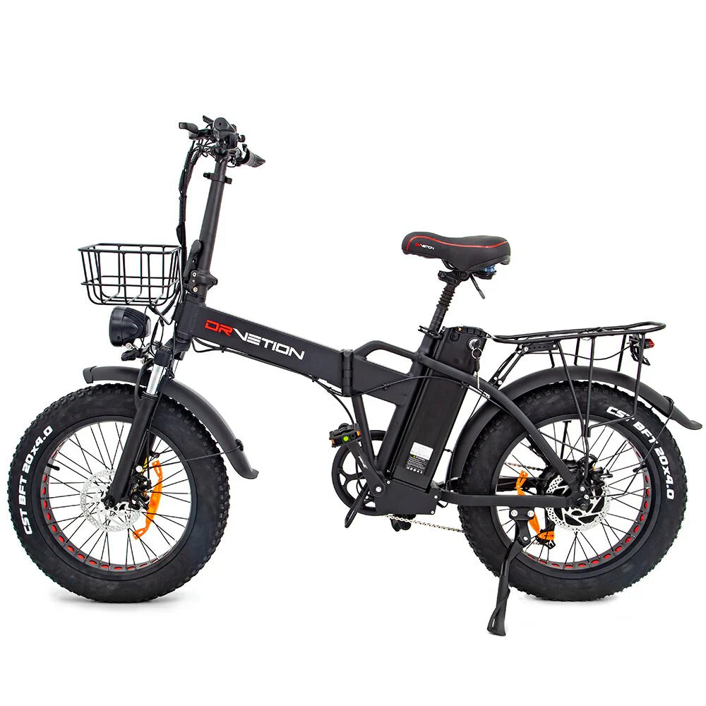 DrveTion AT20 Elektrisches Fahrrad - 750W Motor 48V 20Ah Batterie 20 Zoll hydraulischen Bremsen  - Schwarz