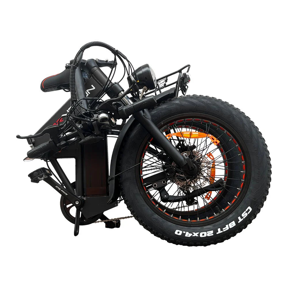 DrveTion AT20 Elektrofahrrad - 750W Motor 48V20Ah Batterie 60-90KM Reichweite - Mattschwarz