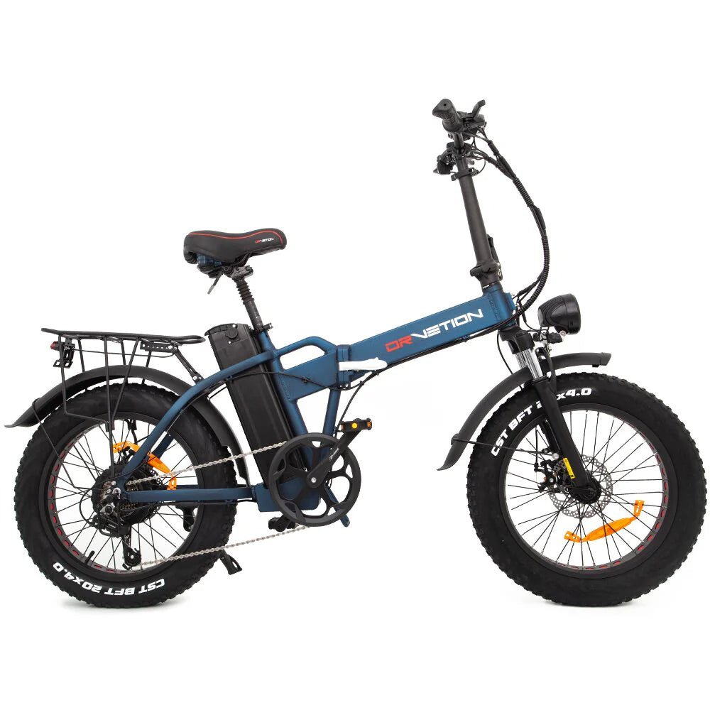 DrveTion AT20 Elektrofahrrad - 750W Motor 48V10Ah Batterie 35-45KM Reichweite - Mattblau