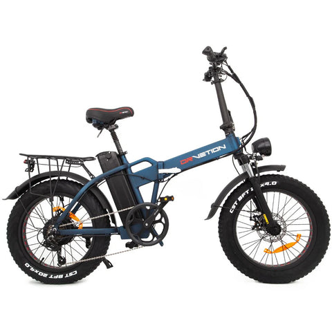 DrveTion AT20 Elektrofahrrad - 750W Motor 48V15Ah Batterie 55-70KM Reichweite - Mattblau