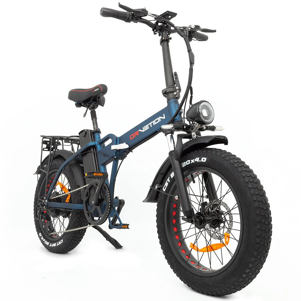 DrveTion AT20 Elektrisches Fahrrad - 750W Motor 48V 20Ah Batterie 20 Zoll hydraulischen Bremsen  - Blau