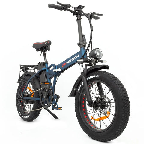 DrveTion AT20 Elektrofahrrad - 750W Motor 48V10Ah Batterie 35-45KM Reichweite - Mattblau
