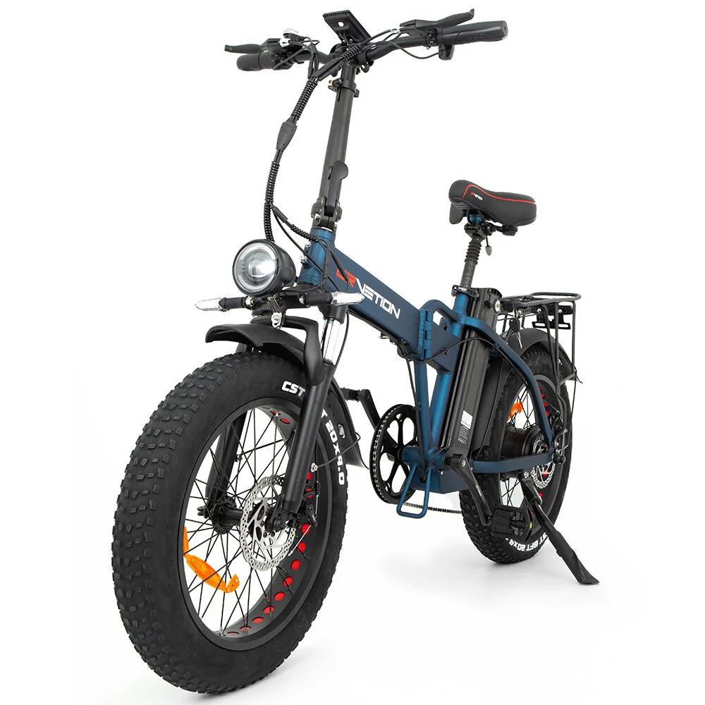 DrveTion AT20 Elektrisches Fahrrad - 750W Motor 48V 10Ah Batterie 20 Zoll hydraulischen Bremsen  - Blau