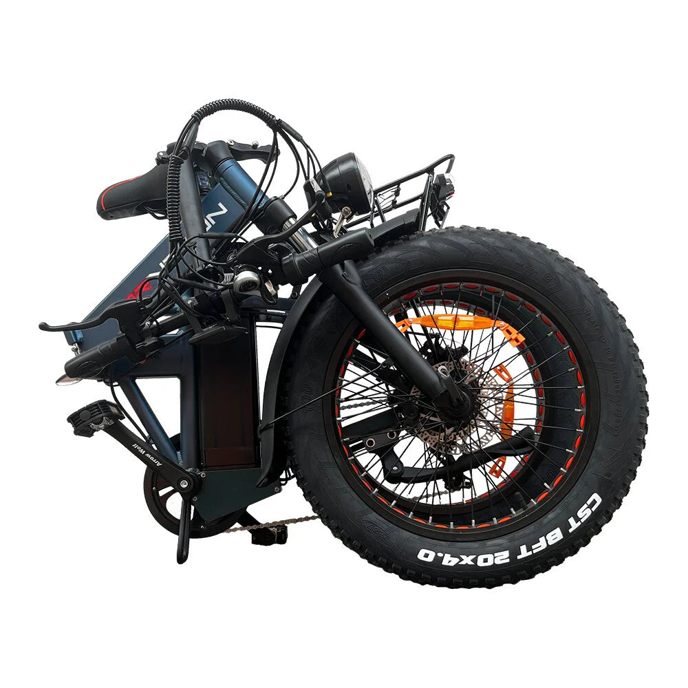 DrveTion AT20 Elektrisches Fahrrad - 750W Motor 48V 15Ah Batterie 20 Zoll hydraulischen Bremsen  - Blau
