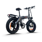 DrveTion BT20 Elektrofahrrad - 750W Motor 48V10Ah Batterie 25-35KM Reichweite Schwarz-Grau