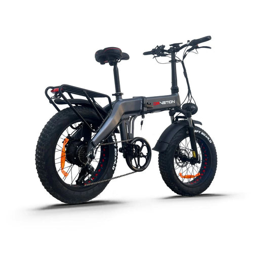 DrveTion BT20 Elektrofahrrad - 750W Motor 48V10Ah Batterie 25-35KM Reichweite Schwarz-Grau