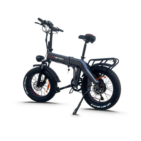 DrveTion BT20 Elektrofahrrad - 750W Motor 48V10Ah Batterie 25-35KM Reichweite Schwarz-Grau