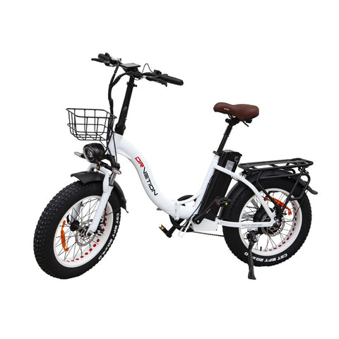 DrveTion CT20 Elektrofahrrad - 750W Motor 48V10Ah Batterie 35-45KM Reichweite - Perlweiß