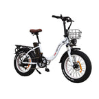 DrveTion CT20 Electric Bicycle - 750W Motor 48V15Ah Battery 55-70KM Range - Pearl White