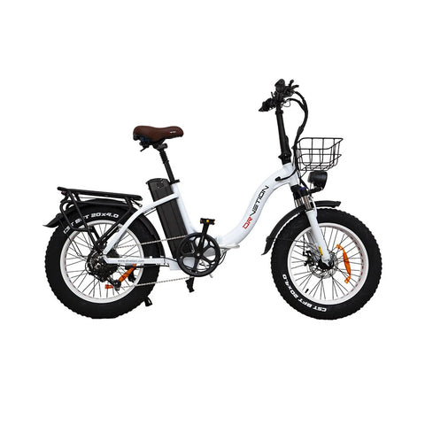 DrveTion CT20 Elektrofahrrad - 750W Motor 48V10Ah Batterie 35-45KM Reichweite - Perlweiß