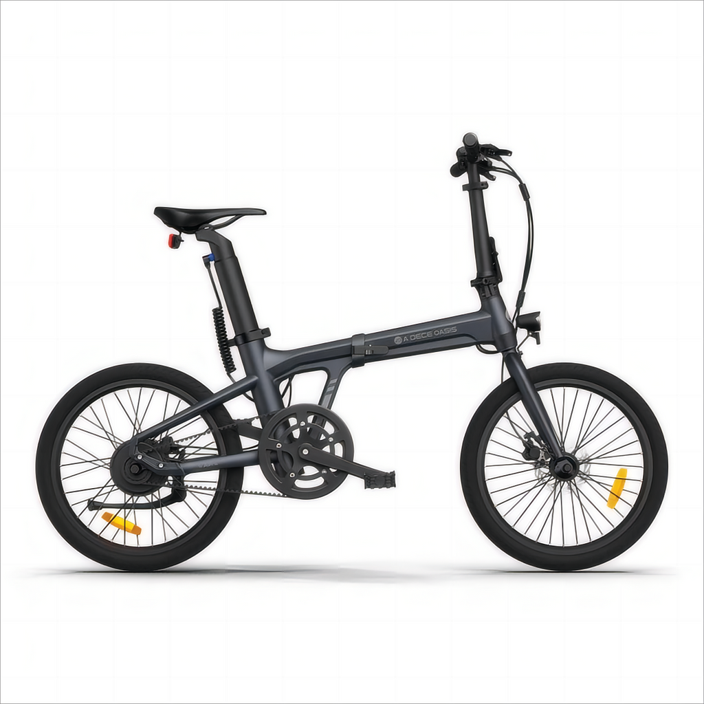 ADO Air 20 Faltbares E-Bike - 250W Motor 36V9.6Ah Akku 100KM Reichweite Hydraulische Scheibenbremse - Grau