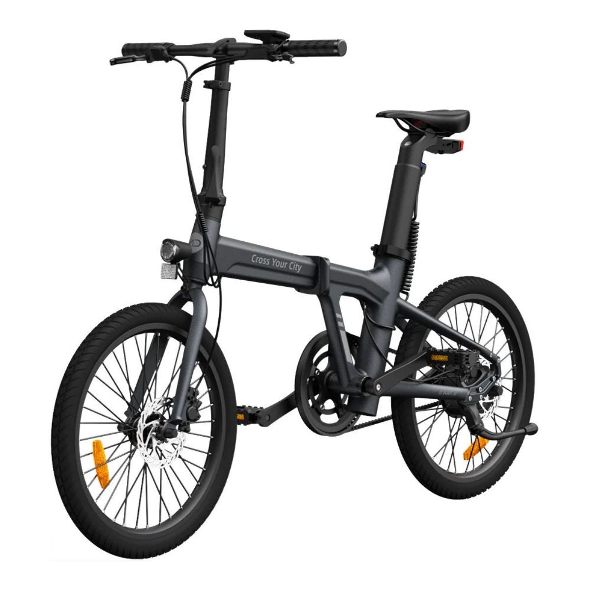 ADO Air 20 Faltbares E-Bike - 250W Motor 36V9.6Ah Akku 100KM Reichweite Hydraulische Scheibenbremse - Grau