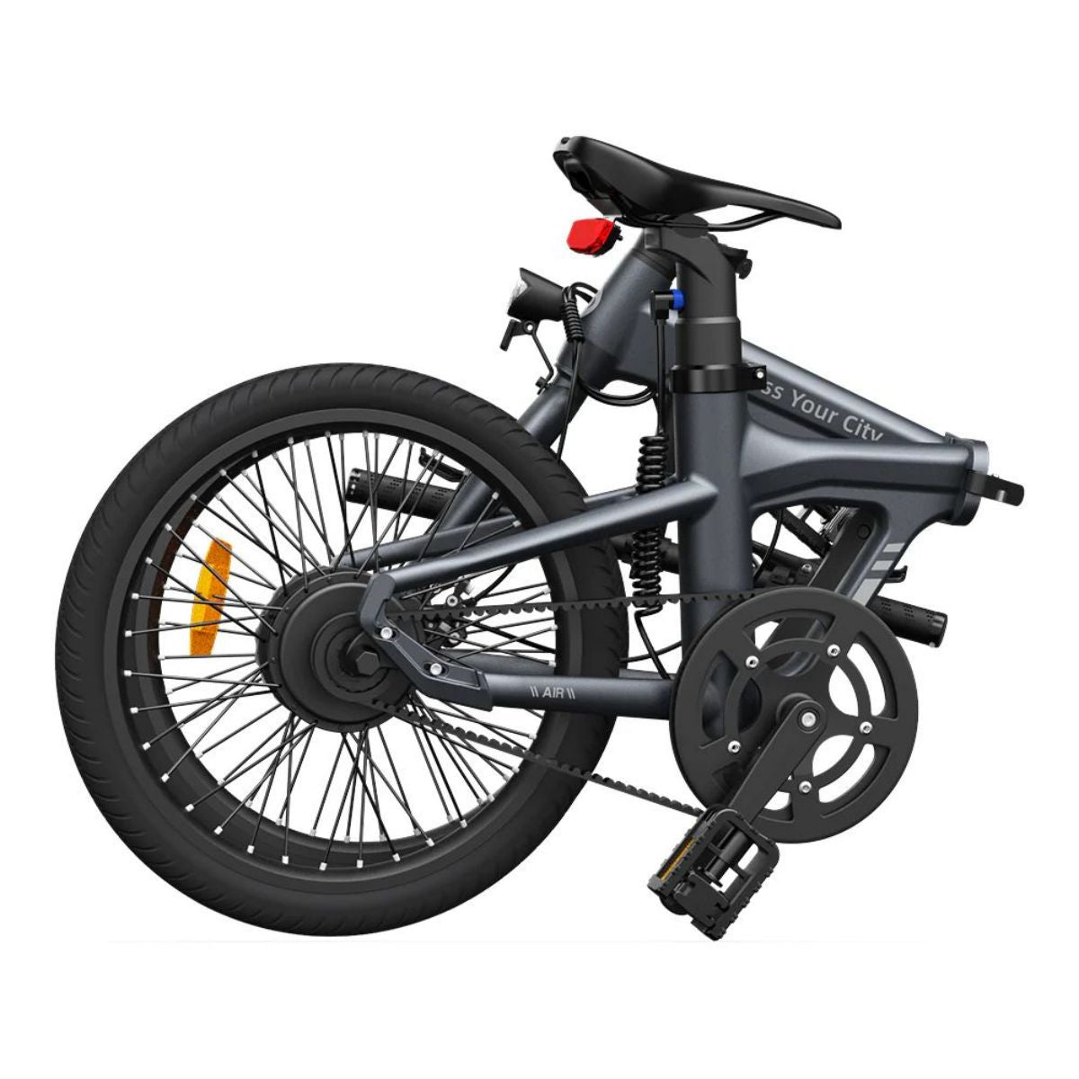 ADO Air 20 Faltbares E-Bike - 250W Motor 36V9.6Ah Akku 100KM Reichweite Hydraulische Scheibenbremse - Grau