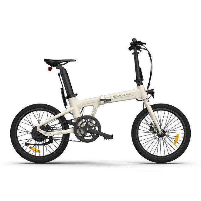 ADO Air 20 Faltbares E-Bike - 250W Motor 36V9.6Ah Akku 100KM Reichweite Hydraulische Scheibenbremse - Elfenbeinweiß