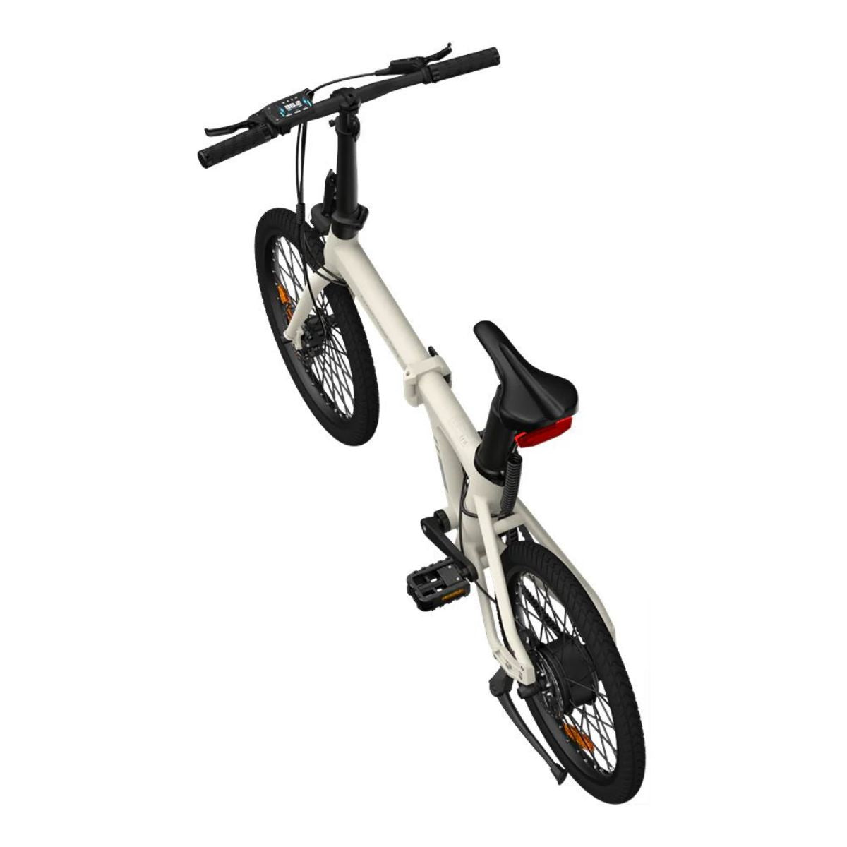 ADO Air 20 Faltbares E-Bike - 250W Motor 36V9.6Ah Akku 100KM Reichweite Hydraulische Scheibenbremse - Elfenbeinweiß