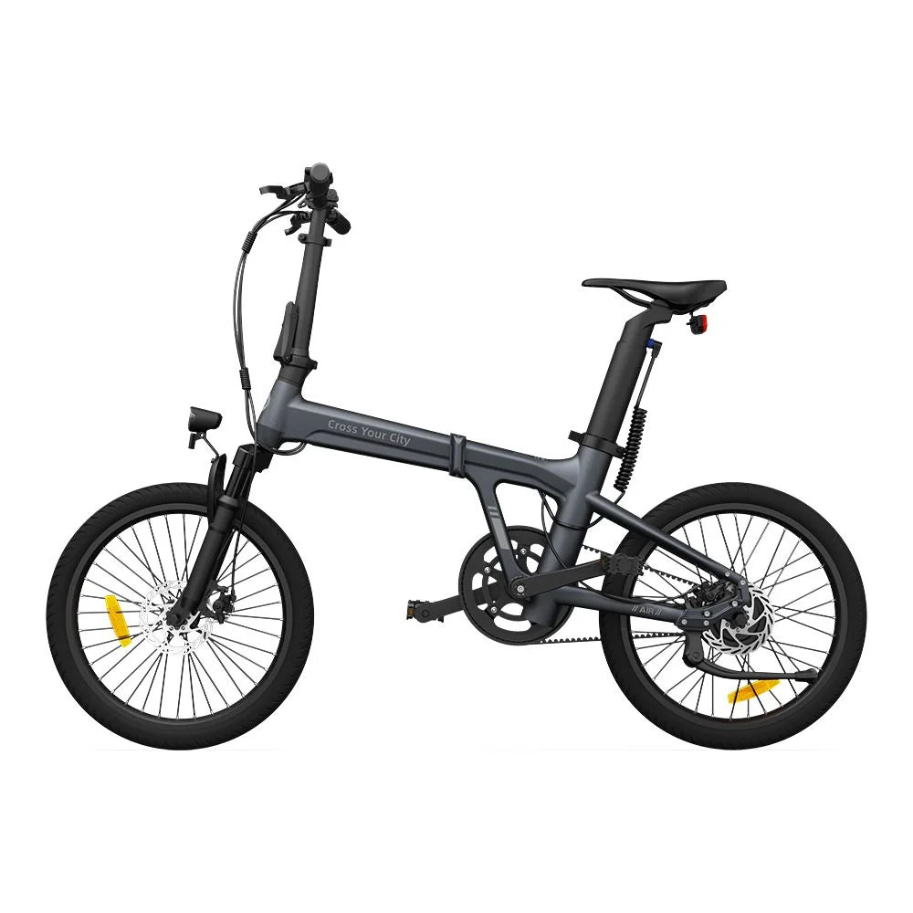 ADO Air 20S Faltbares E-Bike - 250W Motor 36V9.6Ah Batterie 100KM Reichweite Hydraulische Scheibenbremse - Grau