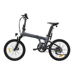 ADO Air 20S Faltbares E-Bike - 250W Motor 36V9.6Ah Batterie 100KM Reichweite Hydraulische Scheibenbremse - Grau