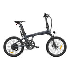 ADO Air 20S Faltbares E-Bike - 250W Motor 36V9.6Ah Batterie 100KM Reichweite Hydraulische Scheibenbremse - Grau