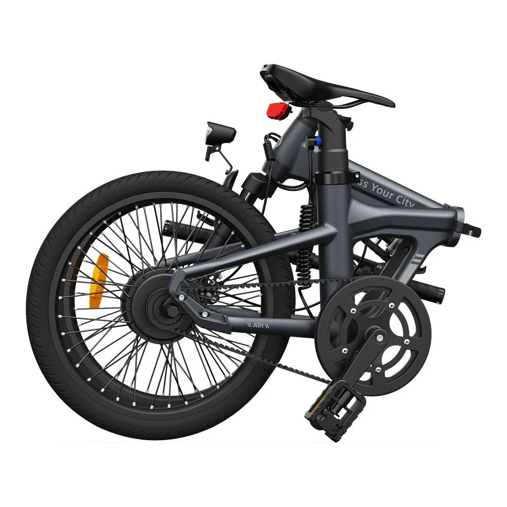ADO Air 20S Faltbares E-Bike - 250W Motor 36V9.6Ah Batterie 100KM Reichweite Hydraulische Scheibenbremse - Grau