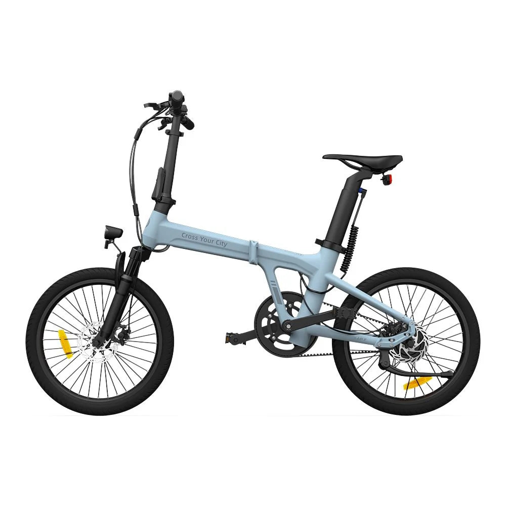 ADO Air 20S Faltbares E-Bike - 250W Motor 36V9.6Ah Batterie 100KM Reichweite Hydraulische Scheibenbremse - Blau