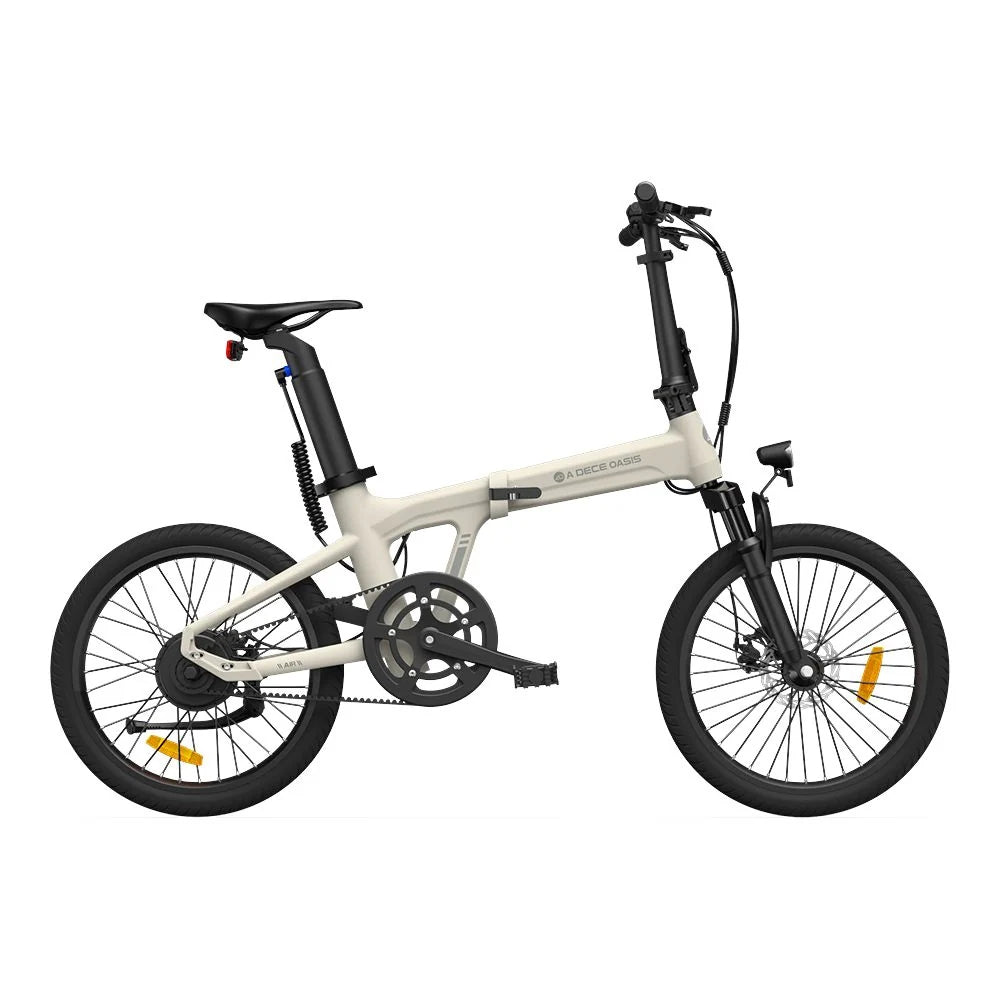 ADO Air 20S Faltbares E-Bike - 250W Motor 36V9.6Ah Batterie 100KM Reichweite Hydraulische Scheibenbremse - Elfenbeinweiß