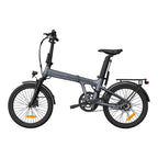 ADO Air 20 Pro Faltbares E-Bike - 250W Motor 36V9.6Ah Batterie 100KM Reichweite Hydraulische Scheibenbremse - Grau