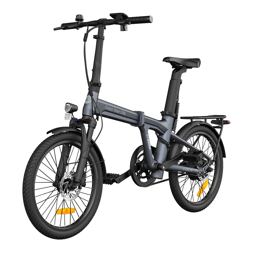 ADO Air 20 Pro Faltbares E-Bike - 250W Motor 36V9.6Ah Batterie 100KM Reichweite Hydraulische Scheibenbremse - Grau